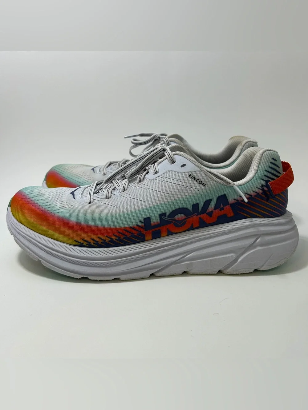 Hoka One One Ironman Rincon 2 Mens 10.5 Sneakers Running Kailua Kona Sunset Shoe